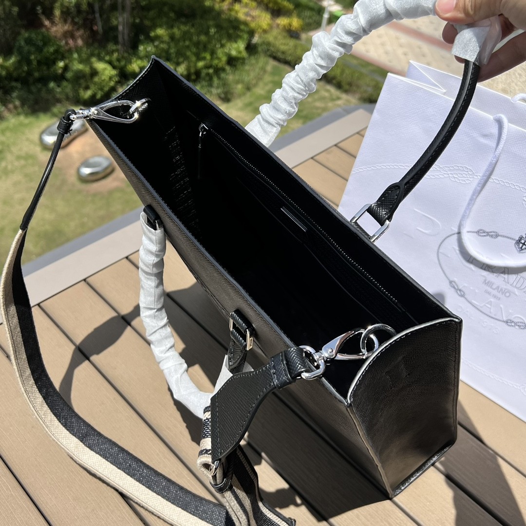 Prada men's tote bag