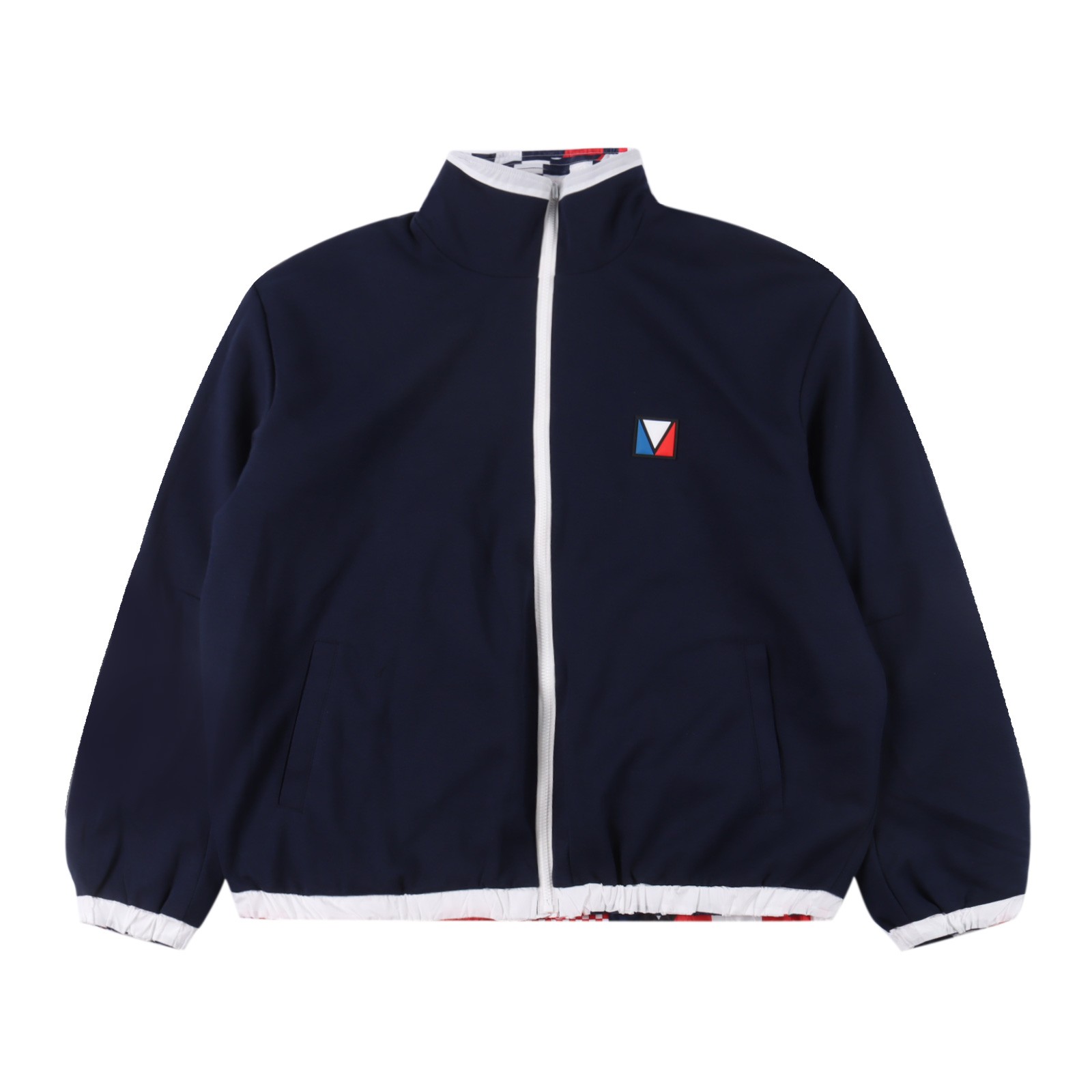 LOUIS VUITTON LV Geometric Double sided Windproof Stand up Collar Jacket