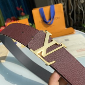 Louis Vuitton men's leather belt