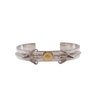 Goro's Takahashi Goro Double Silver Claw Bracelet