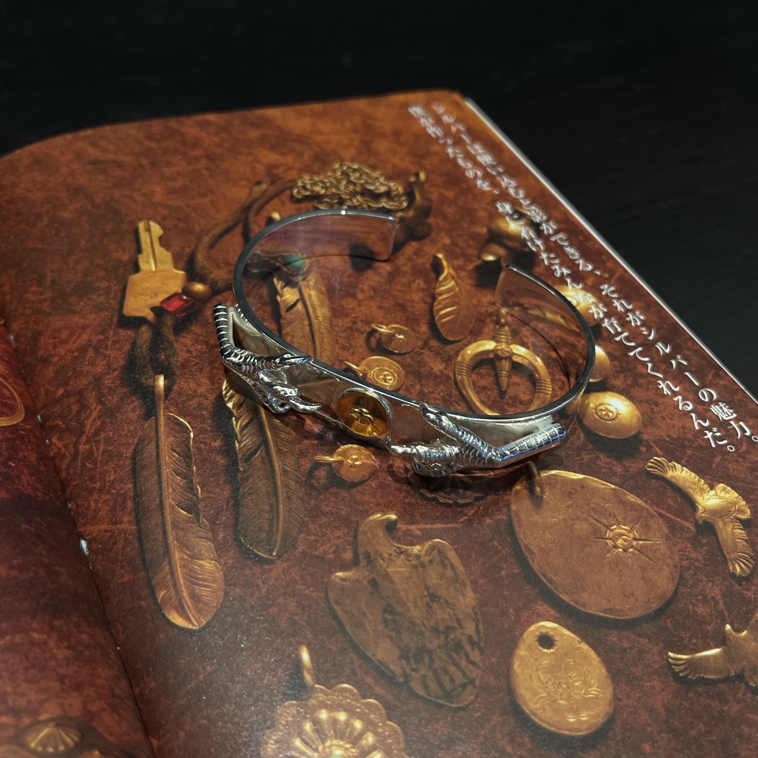 Goro's Takahashi Goro Double Silver Claw Bracelet