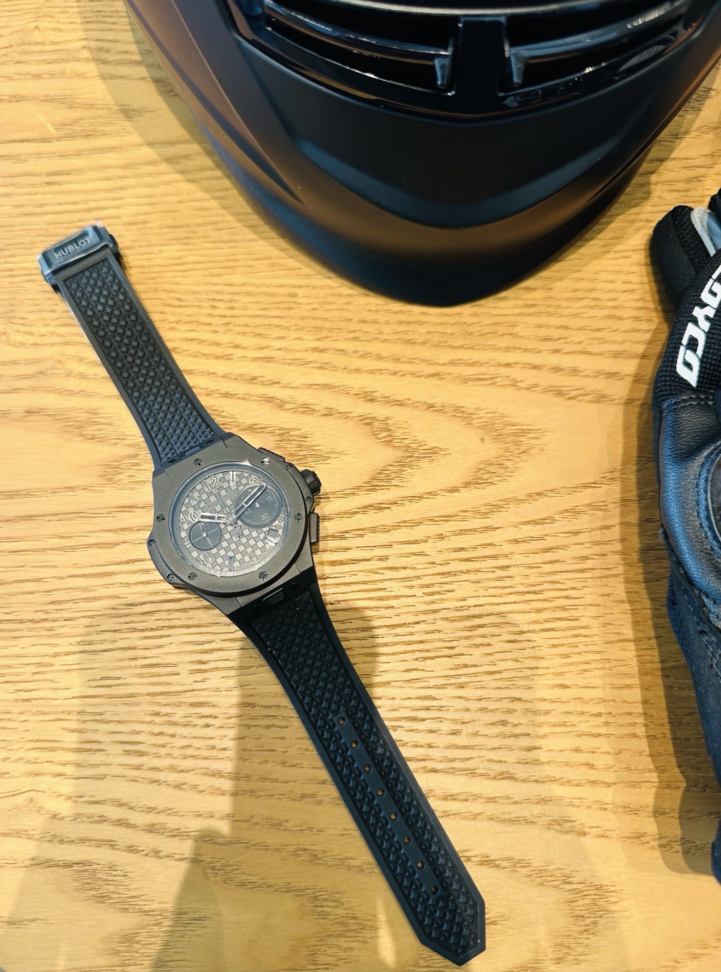 Hublot Black Chronograph Watch