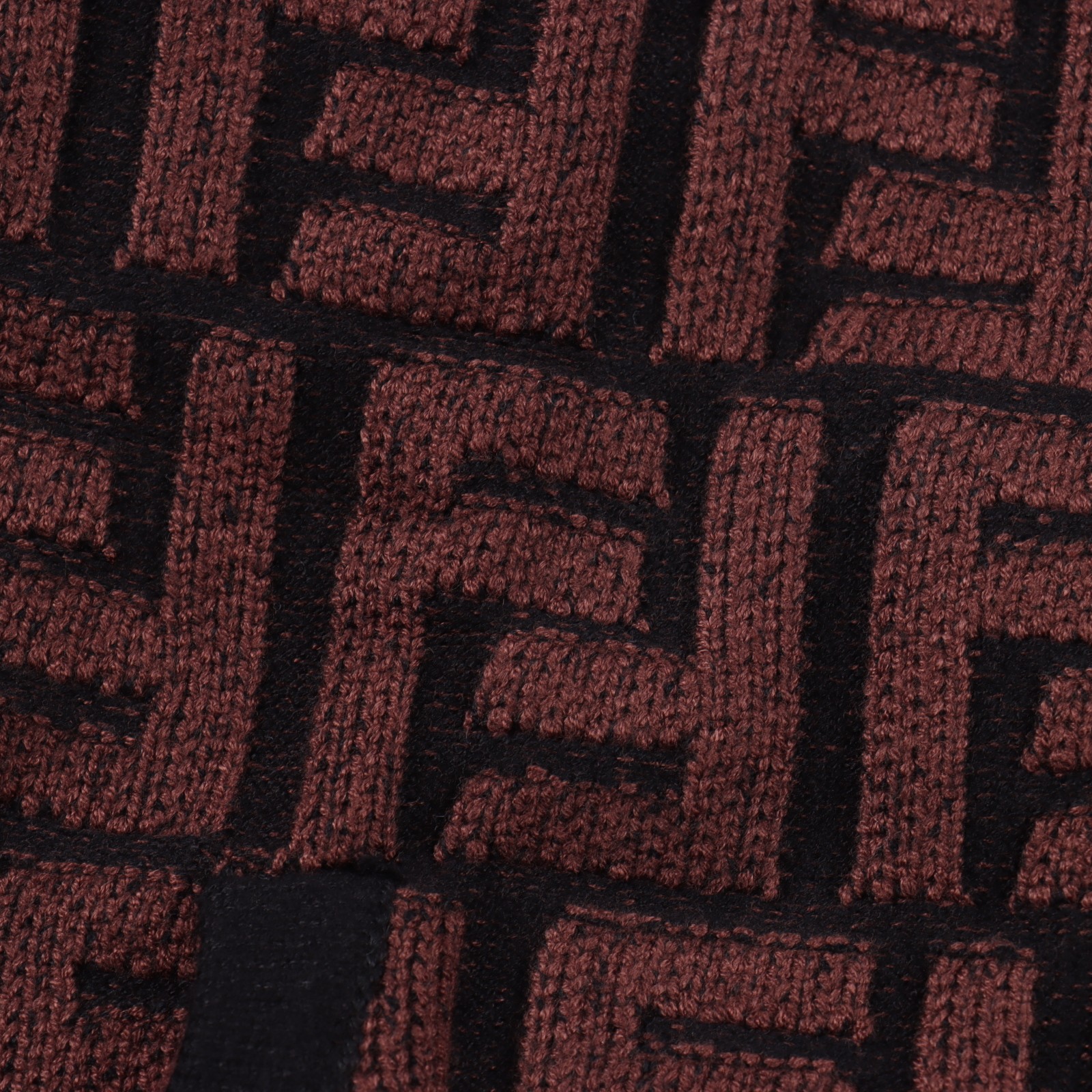 Fendi 24Fw FF Jacquard Zipper Sweater Jacket