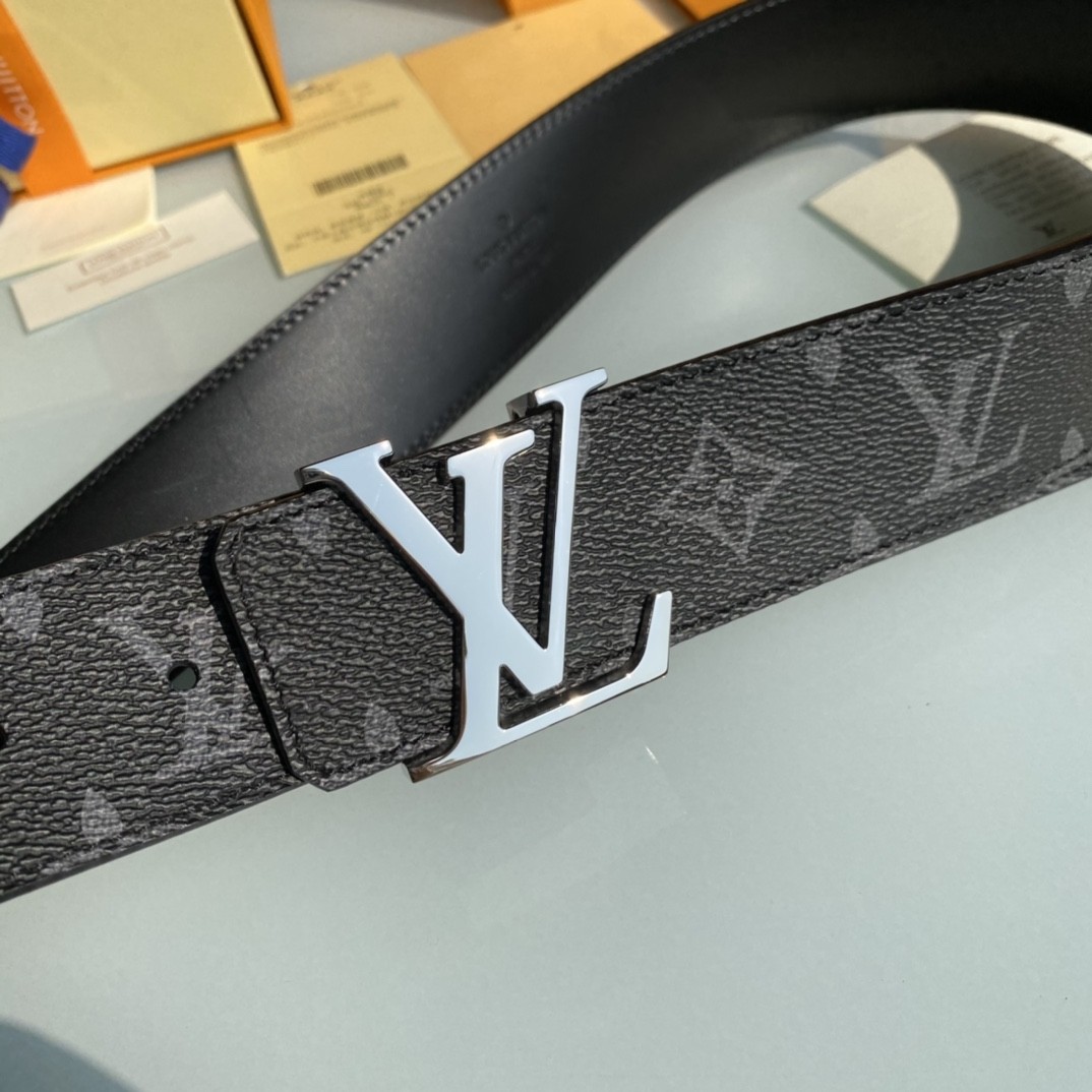 The Louis Vuitton monogram belt is a belt