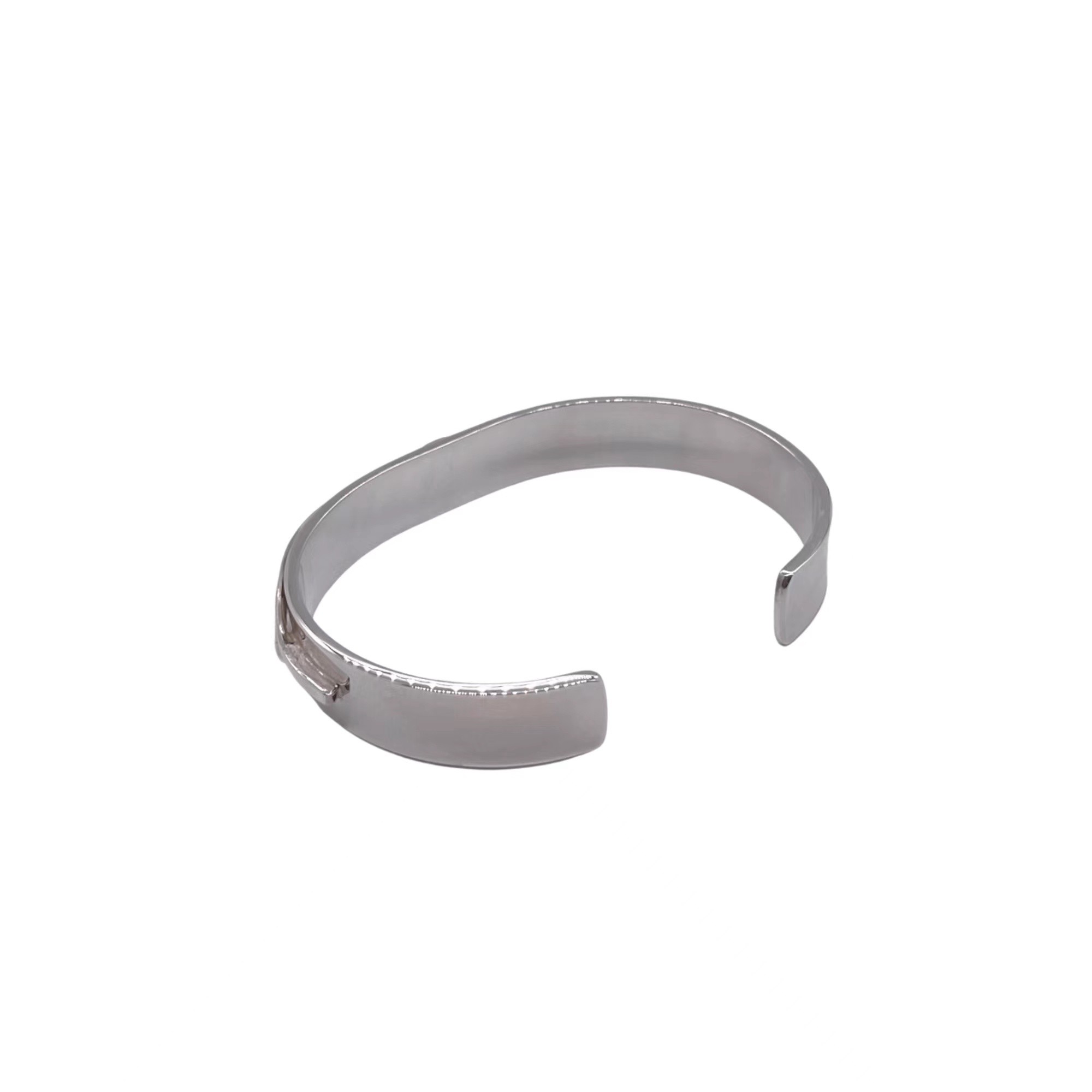 Goro's Takahashi Goro Double Silver Feather Bracelet