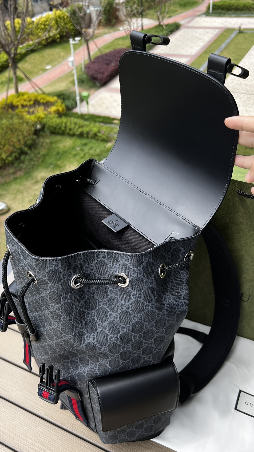 Gucci men's backpack