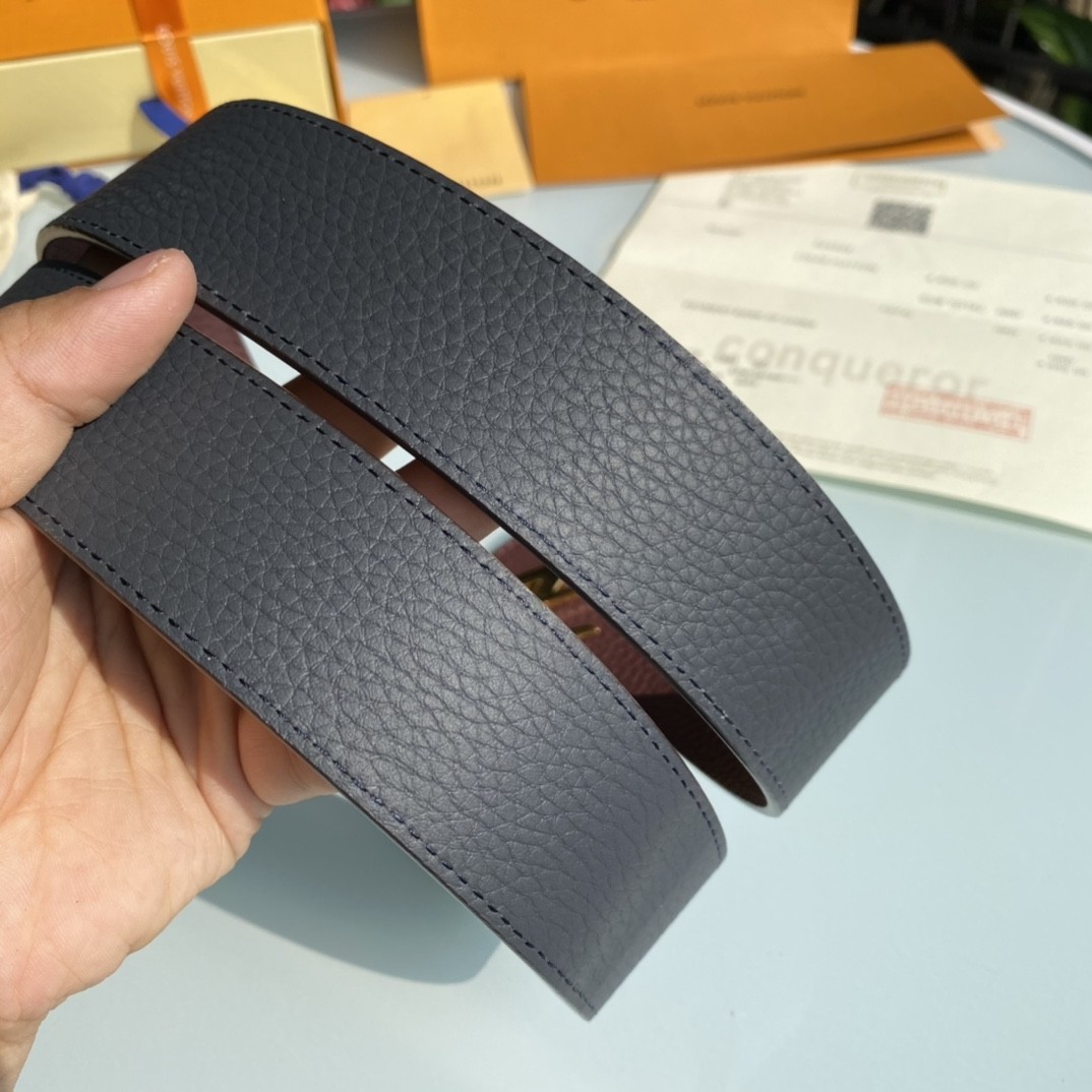 Louis Vuitton men's leather belt