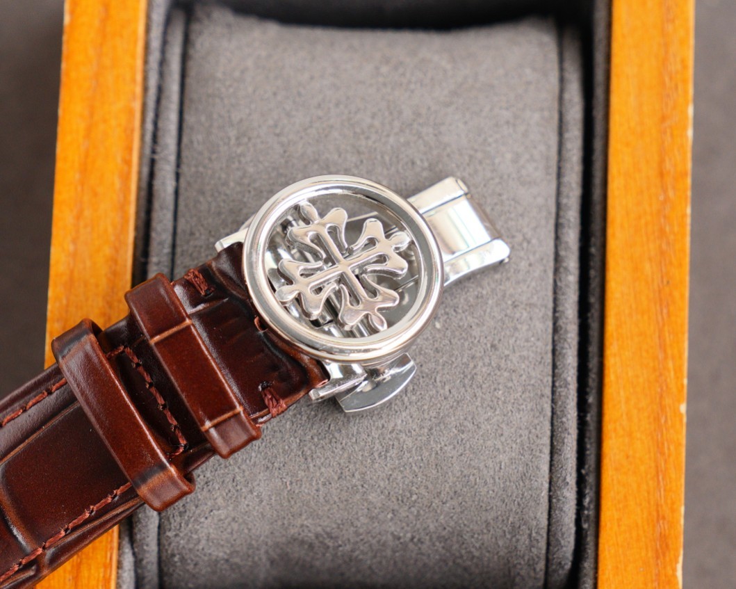 Patek Philippe Skeleton Moon Phase Automatic Mechanical Watch