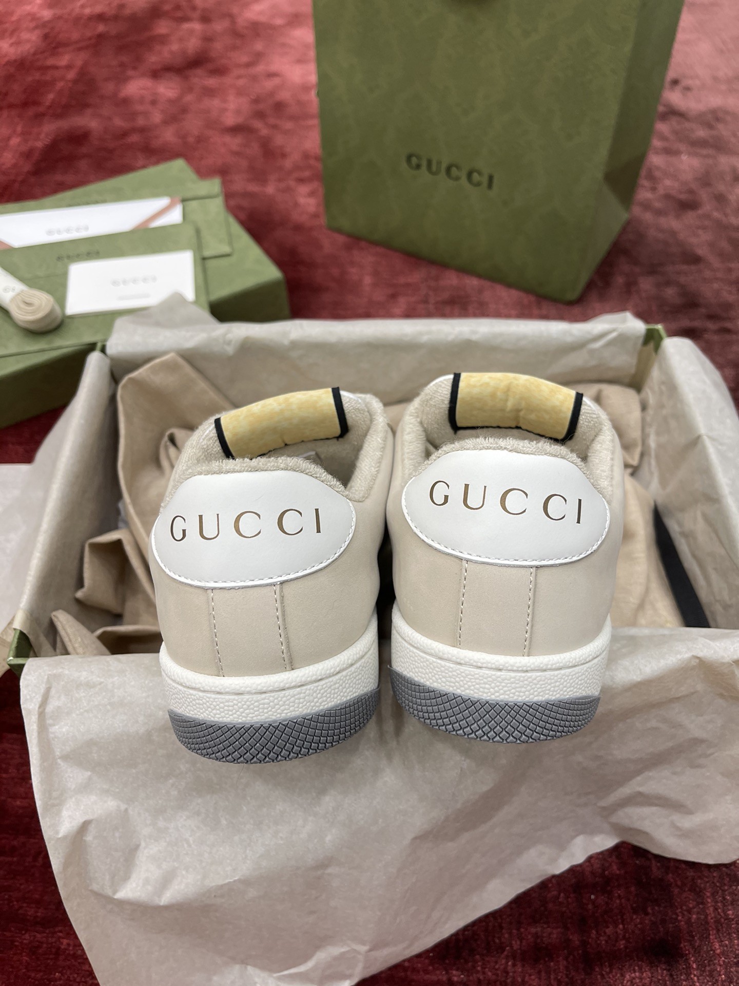 Gucci's classic distressed sneakers