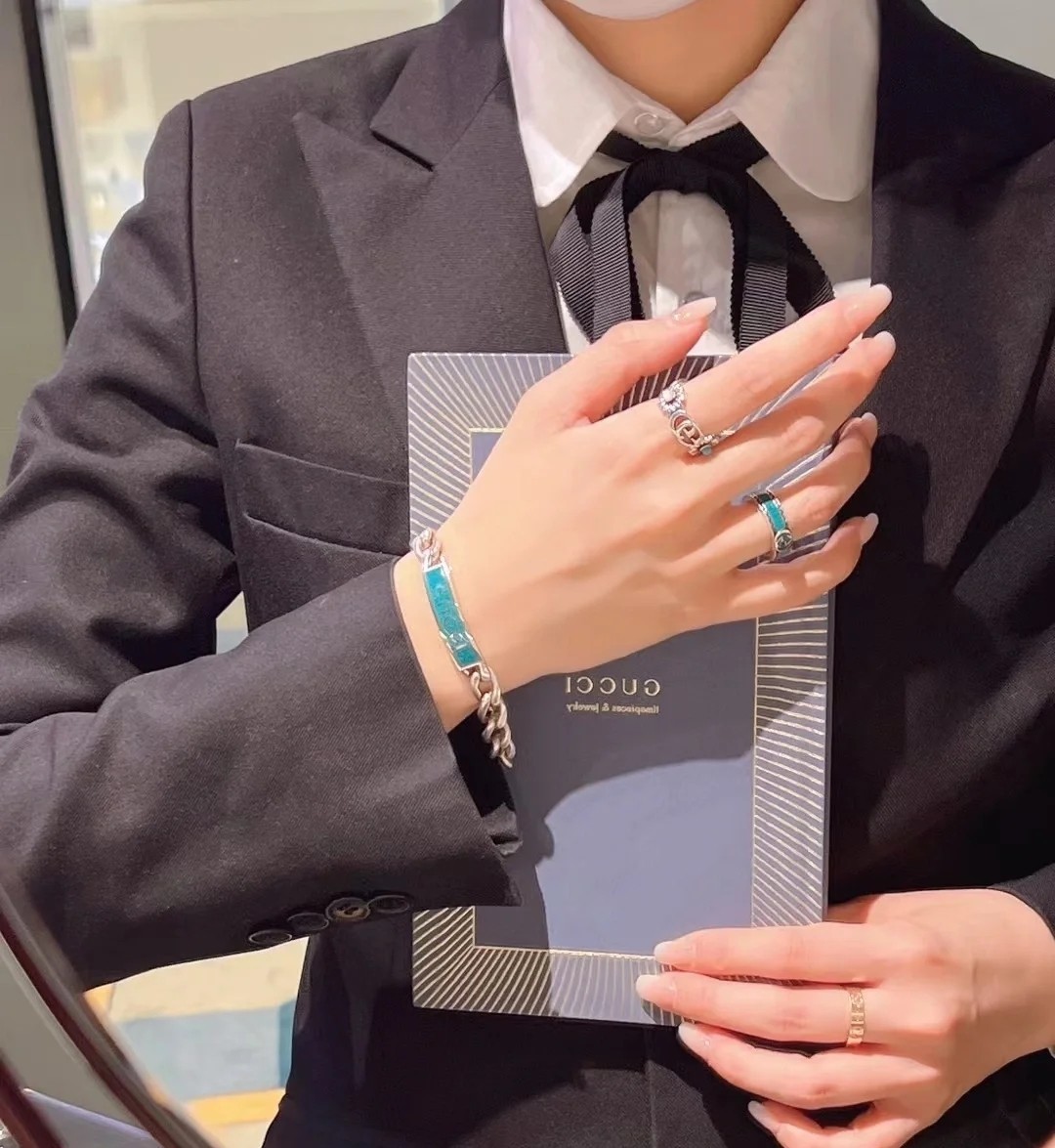 Gucci enamel bracelet