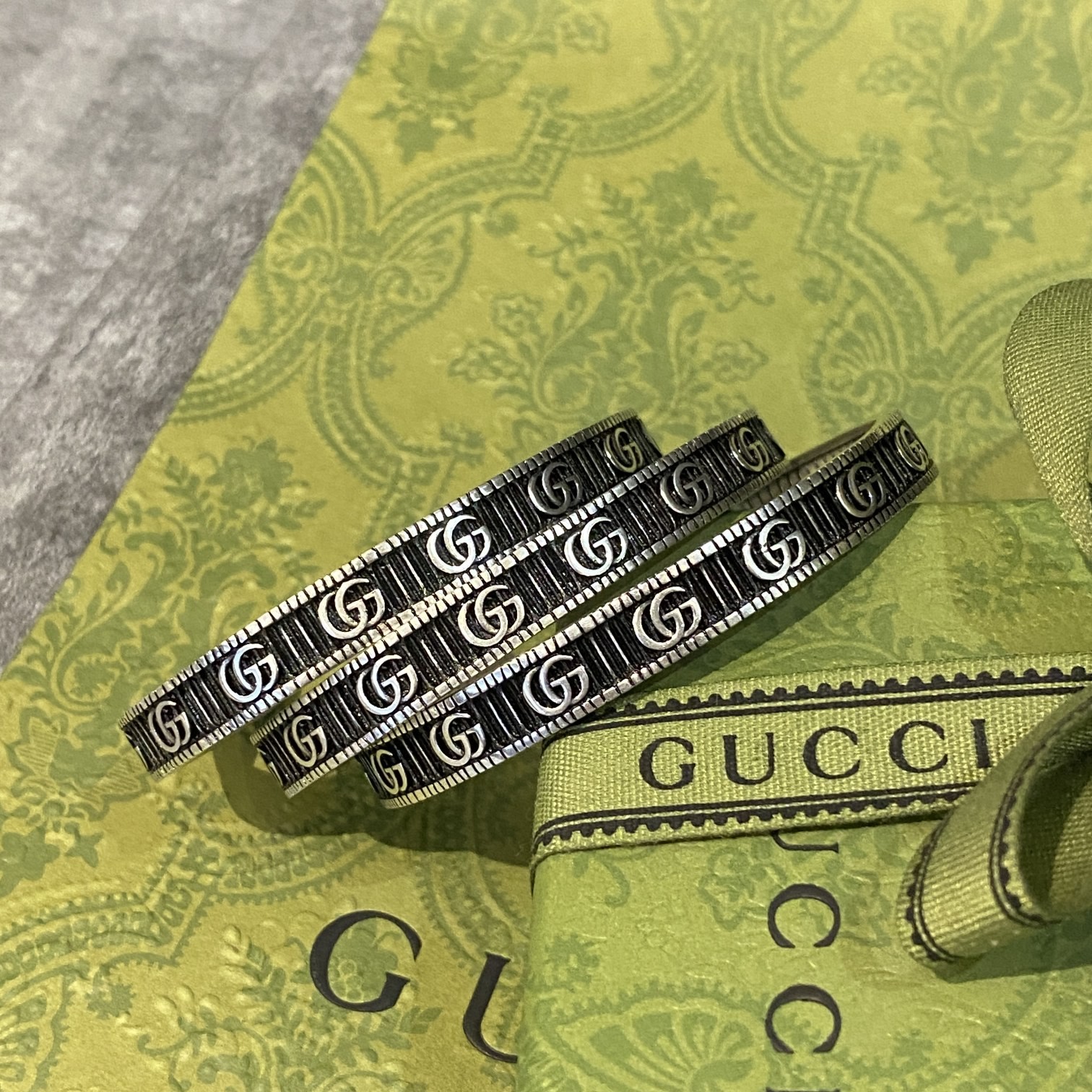 Gucci double G retro gear bracelet