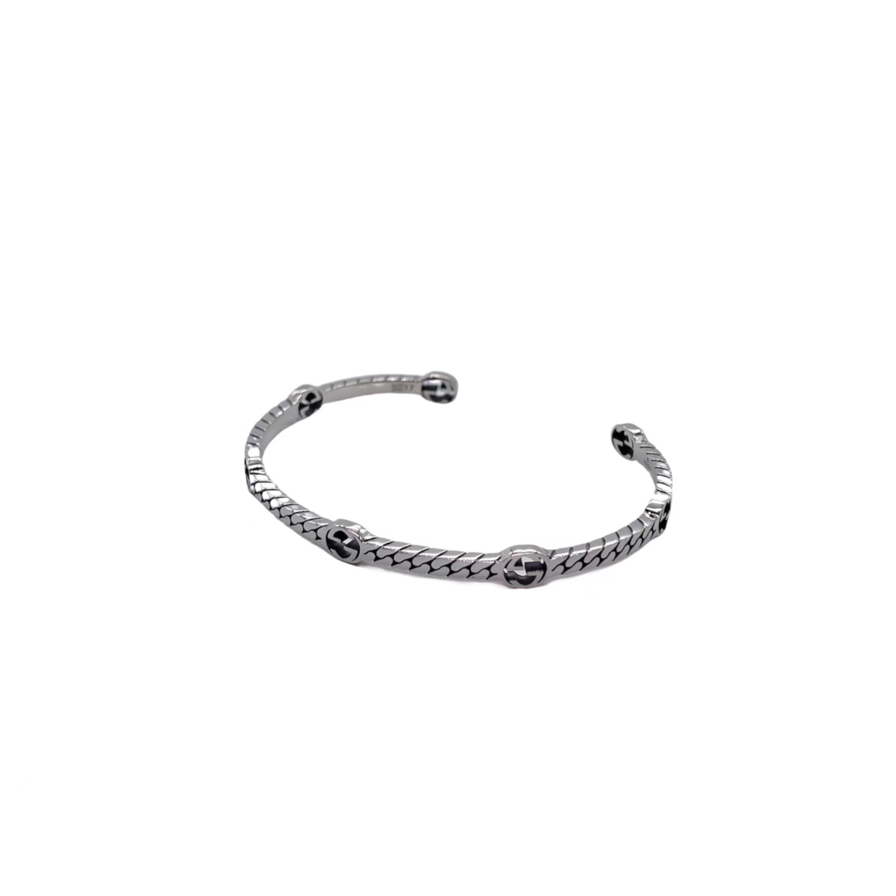 Gucci narrow double G chain bracelet