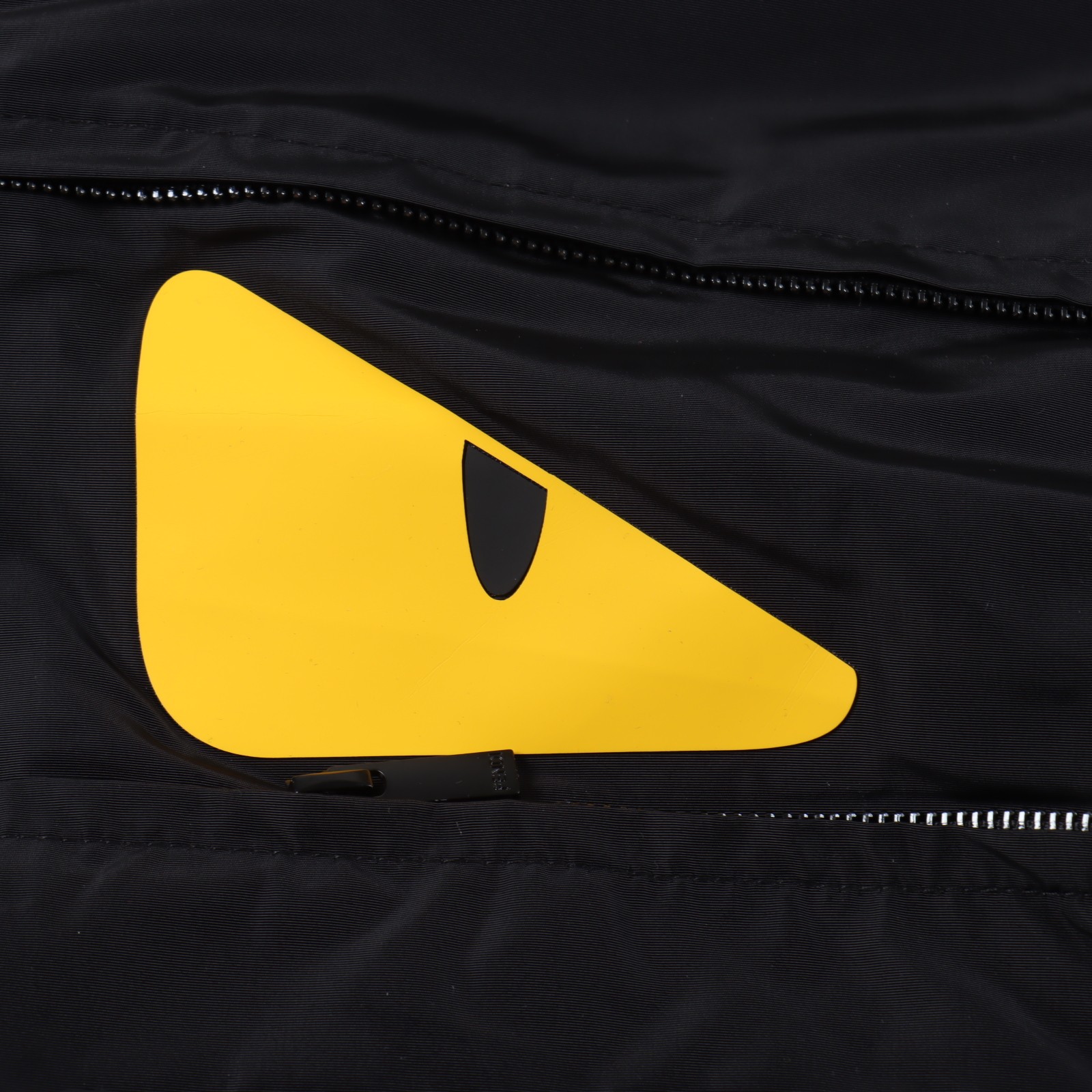 FENDI/Fendi Monster Rubber Eye Hooded Cotton Jacket