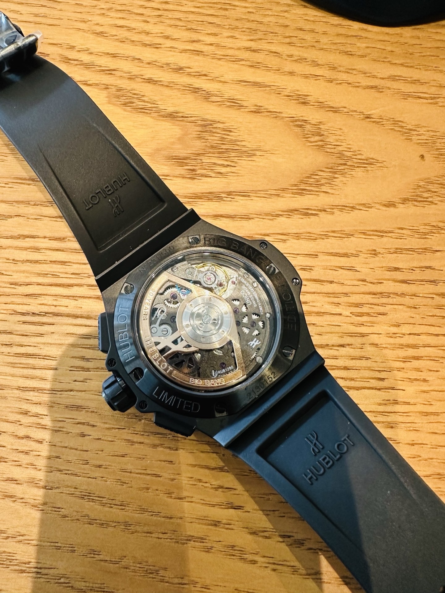 Hublot Black Chronograph Watch