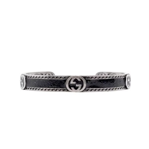 Gucci enamel black bracelet