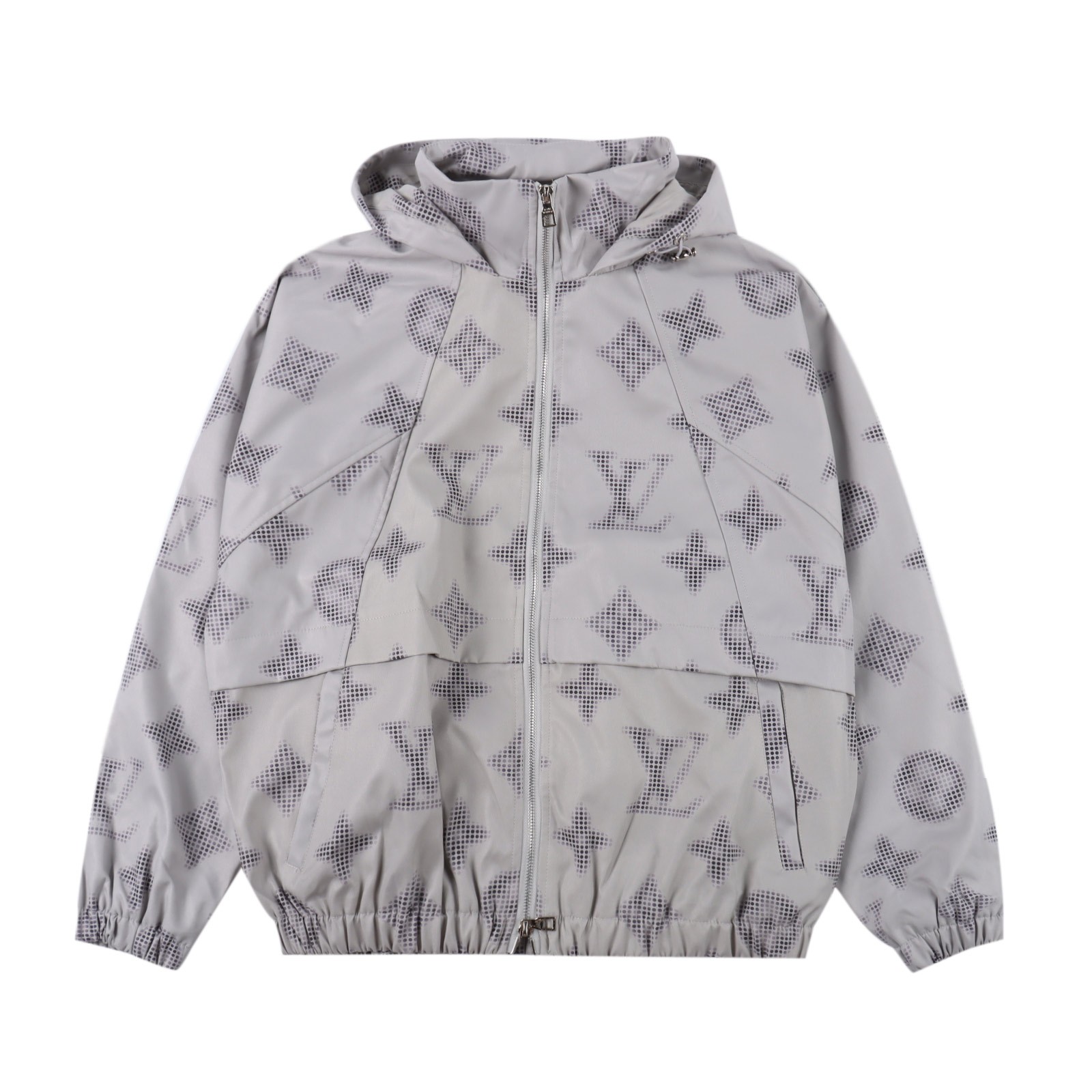 Louis Vuitton floral print windbreaker zipper jacket