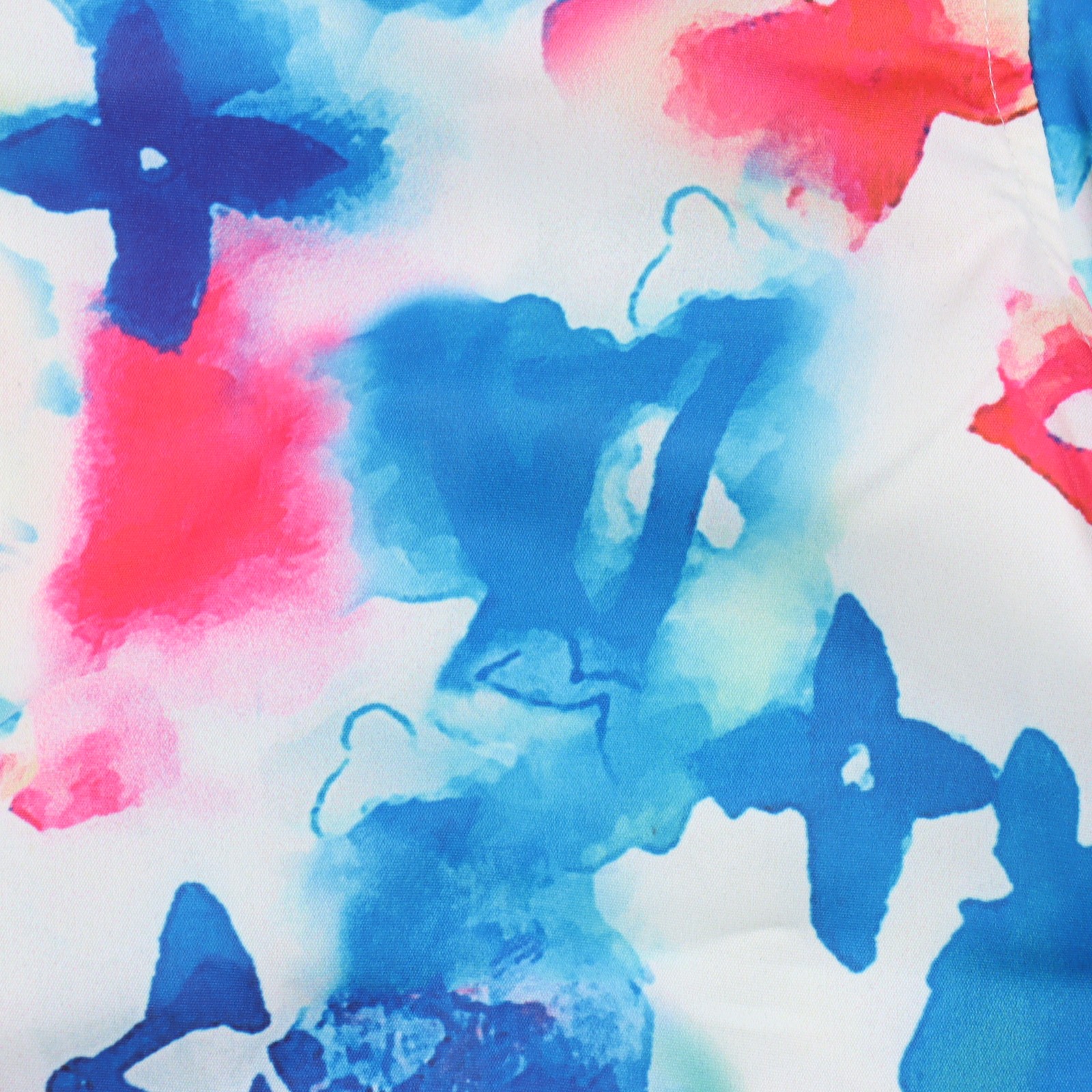 Louis Vuitton 24ss ink wash floral short sleeved shirt