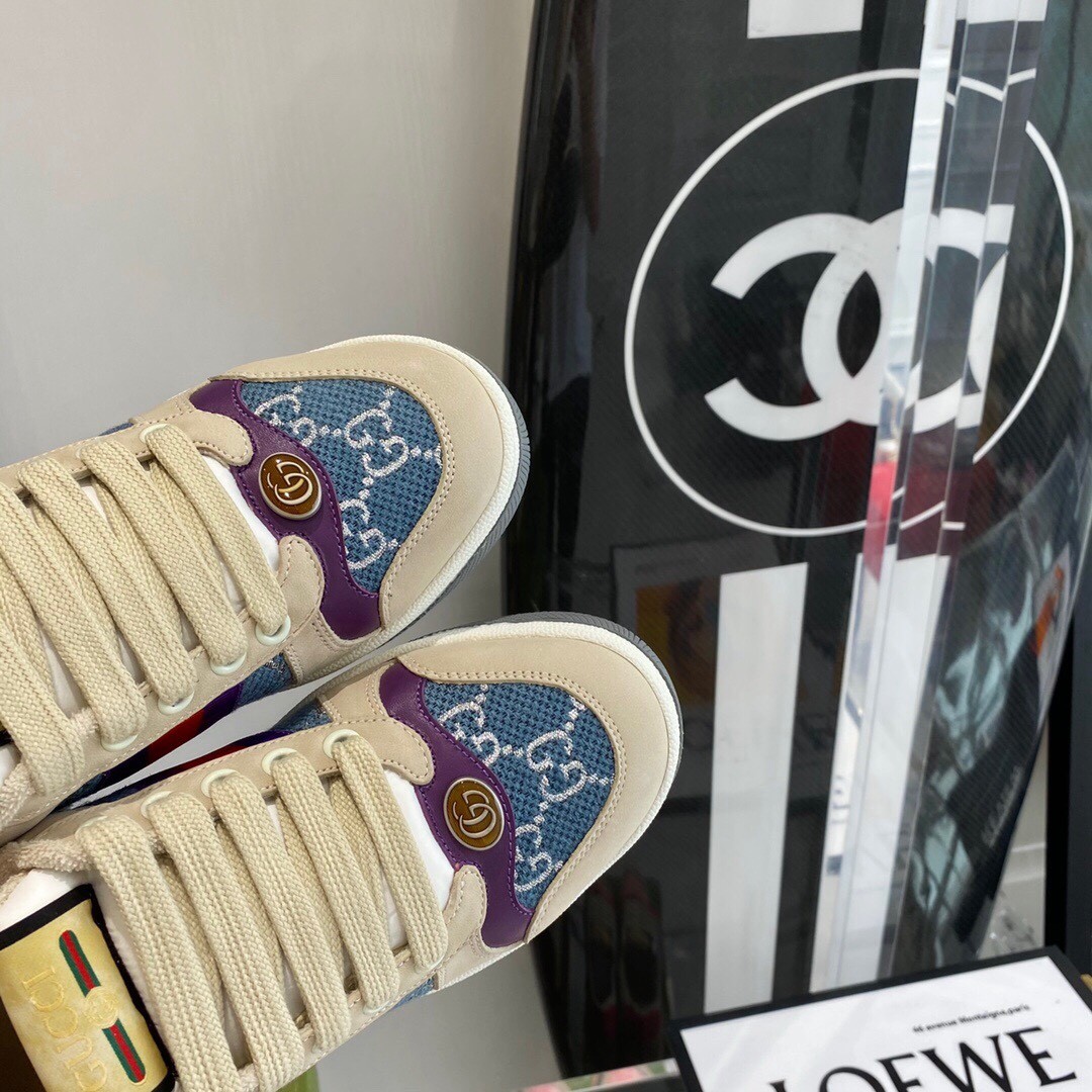 Gucci GGDB series distressed casual sneakers