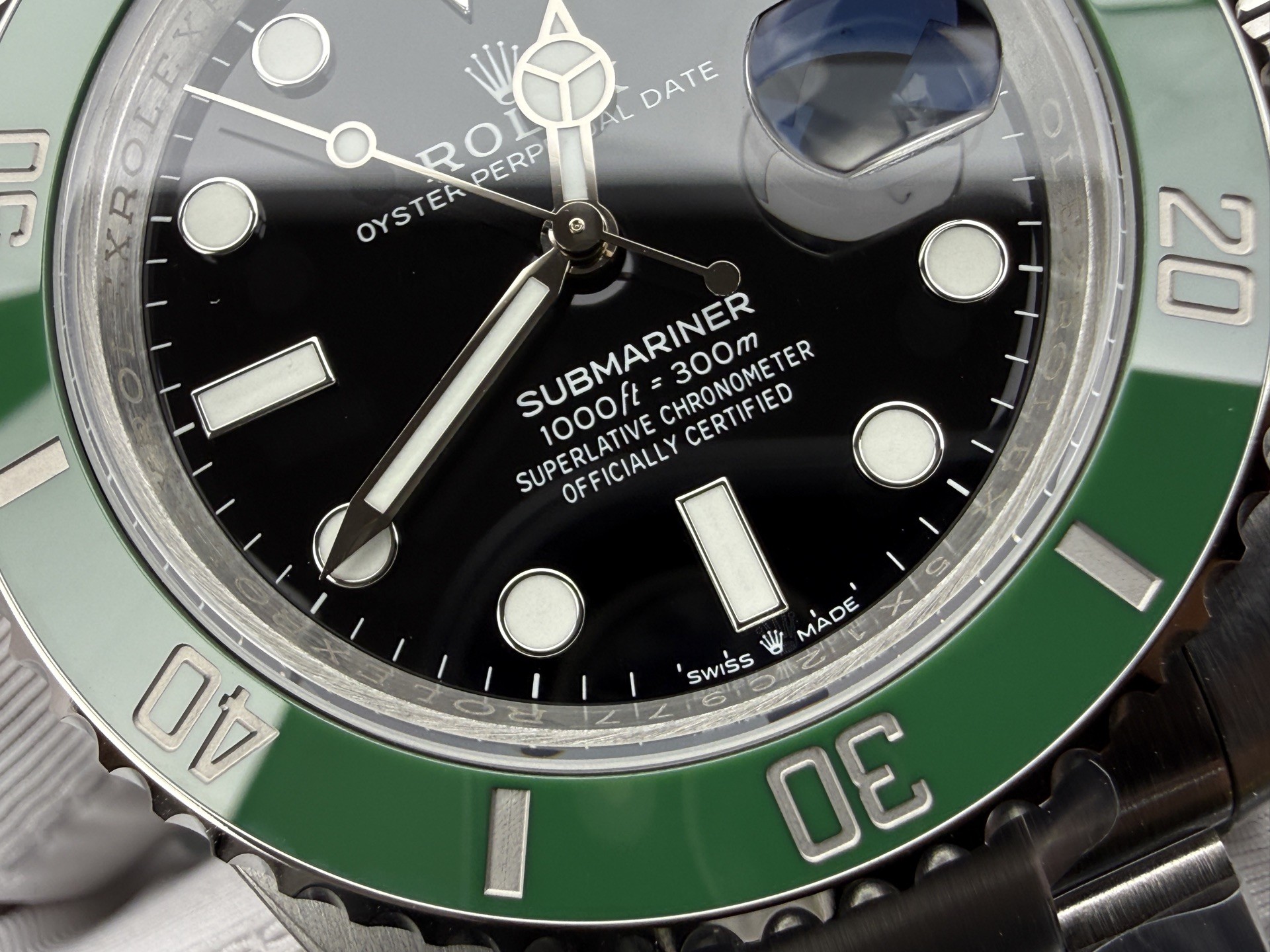 The new Rolex Submariner "Green Submariner" watch