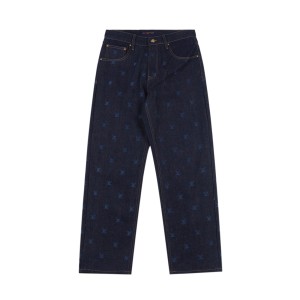 LOUIS VUITTON LV 24 Logo Embroidered Cowboy Pants