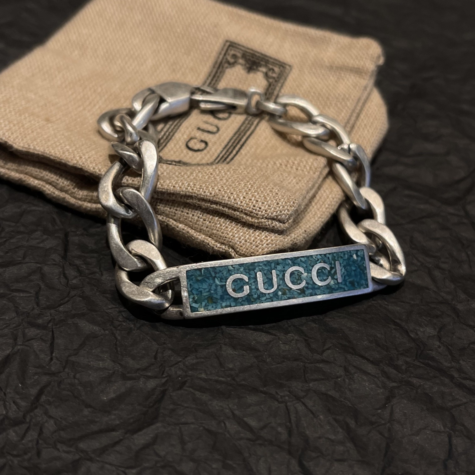 Gucci enamel bracelet