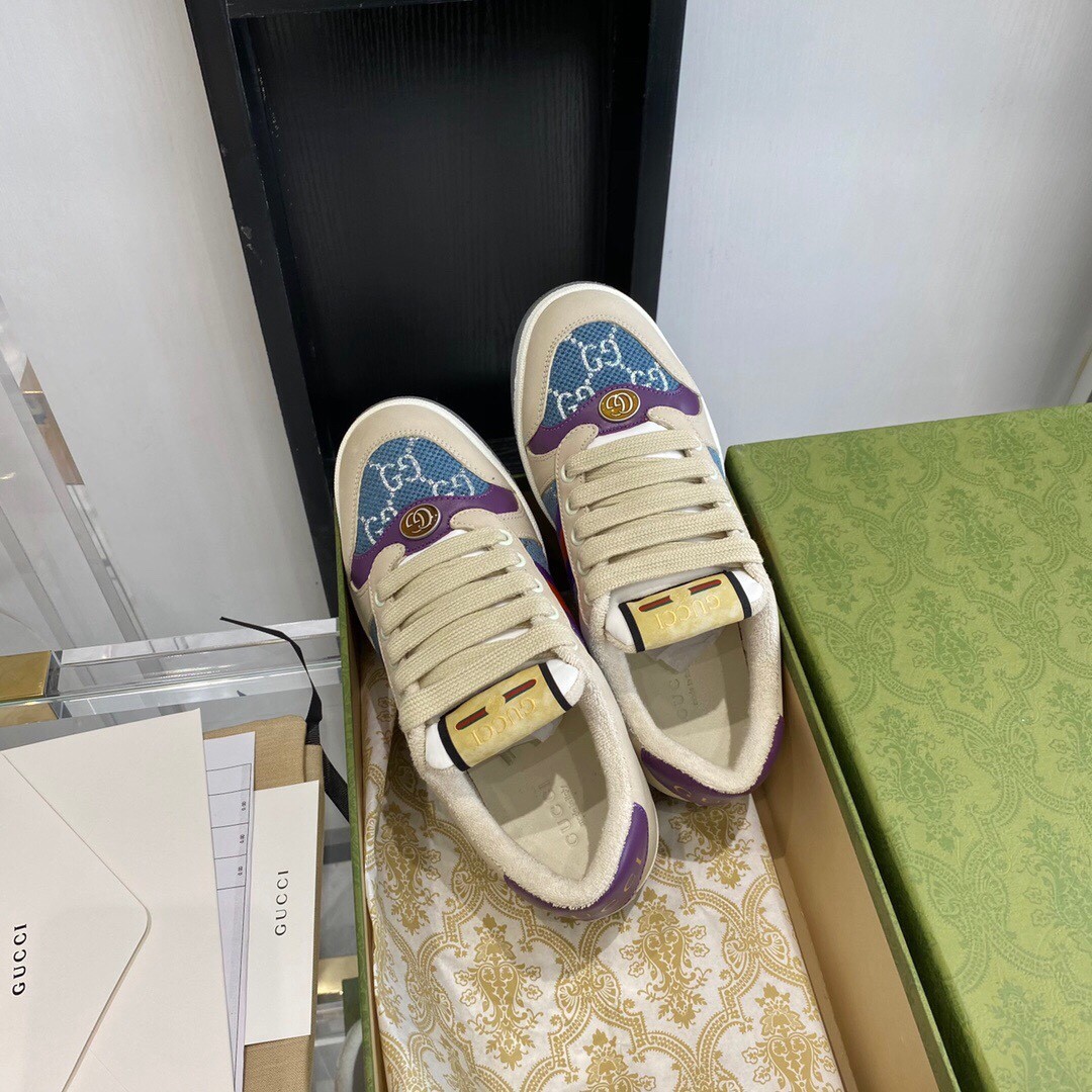 Gucci GGDB series distressed casual sneakers