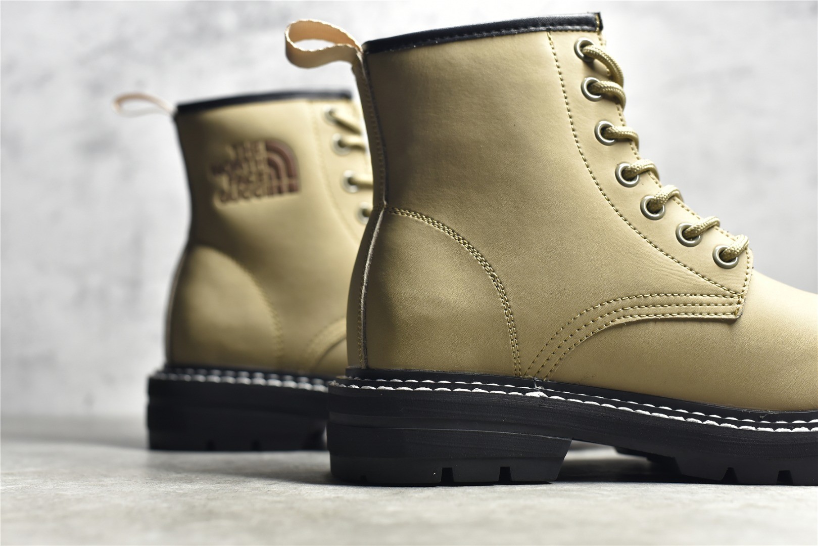 The North Face x Gucci collaboration work boots