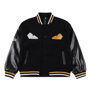 FENDI/Fendi Monster Eyes Baseball Jacket