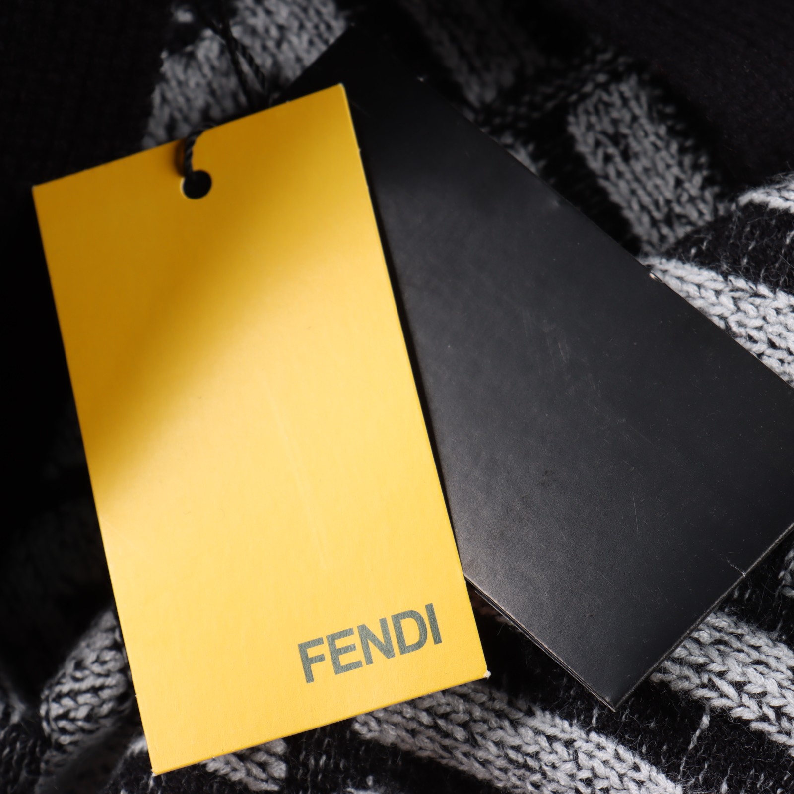 Fendi FD FF Jacquard Sweater Cardigan