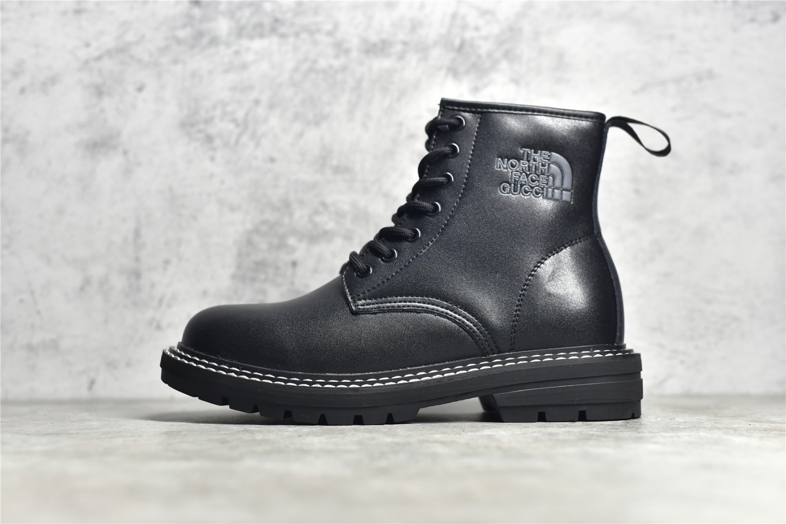 The North Face x Gucci collaboration Dr. Martens boots