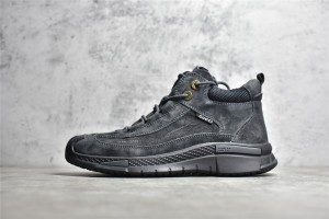 Gucci grey suede high-top shoes