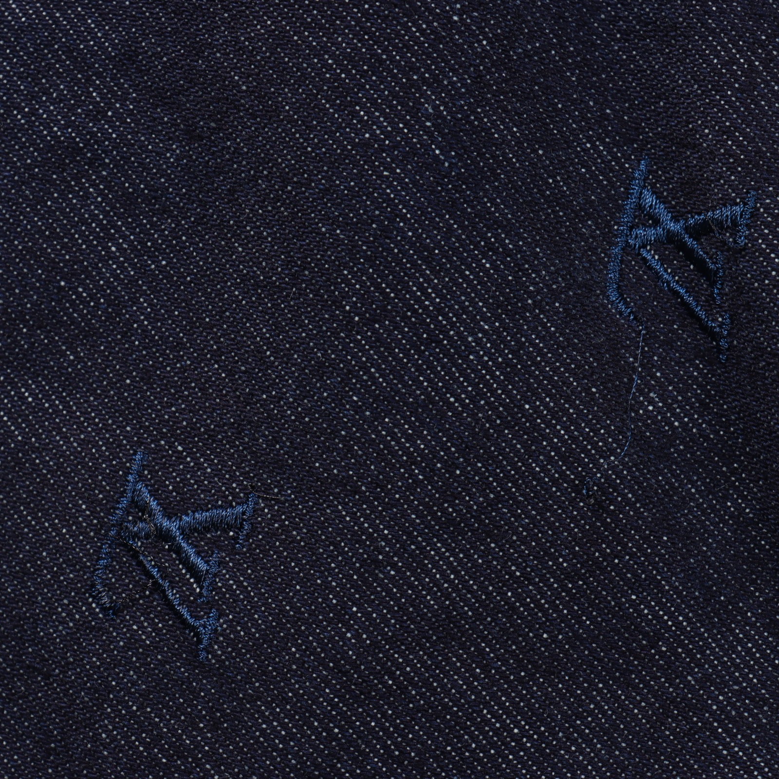 LOUIS VUITTON LV 24 Logo Embroidered Cowboy Pants