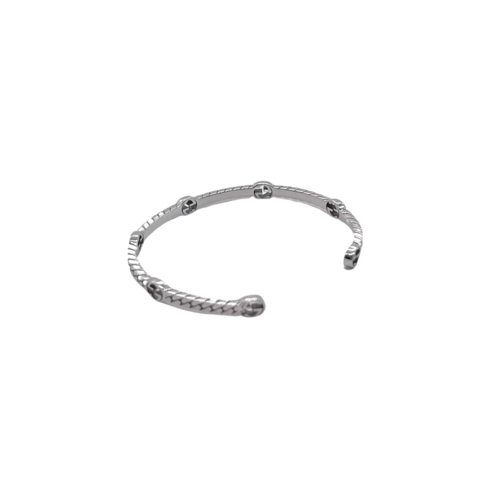 Gucci narrow double G chain bracelet
