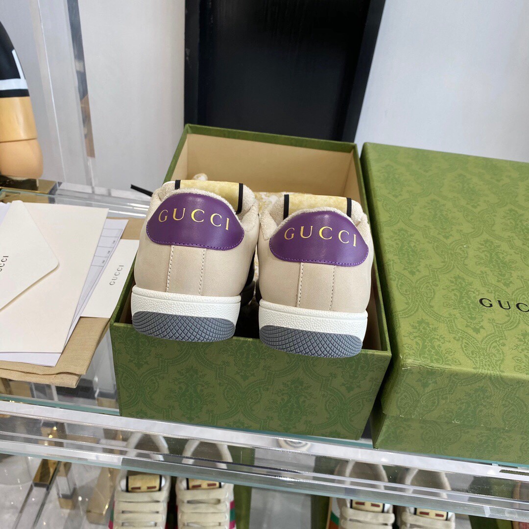 Gucci GGDB series distressed casual sneakers