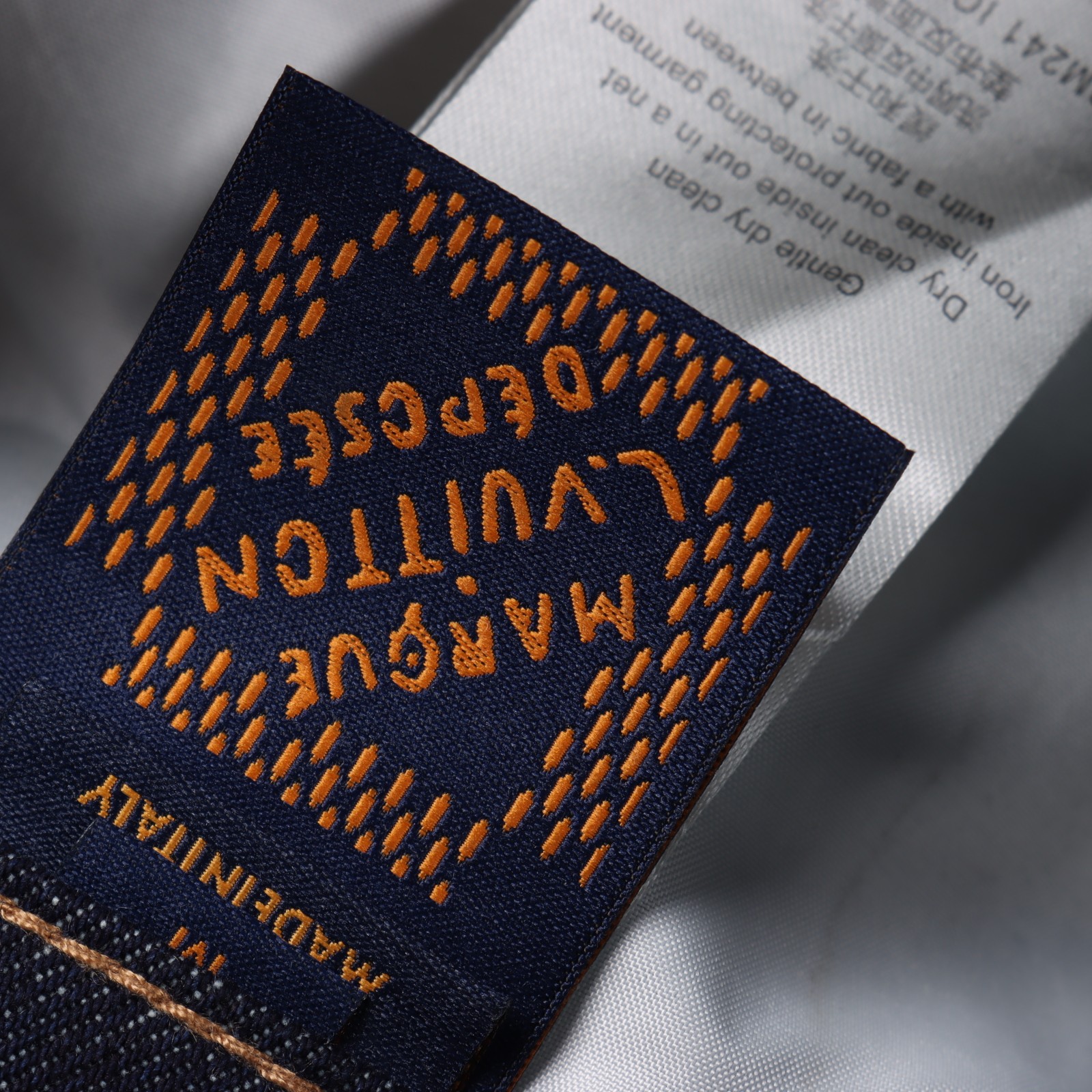 LOUIS VUITTON LV 24 Logo Embroidered Cowboy Pants