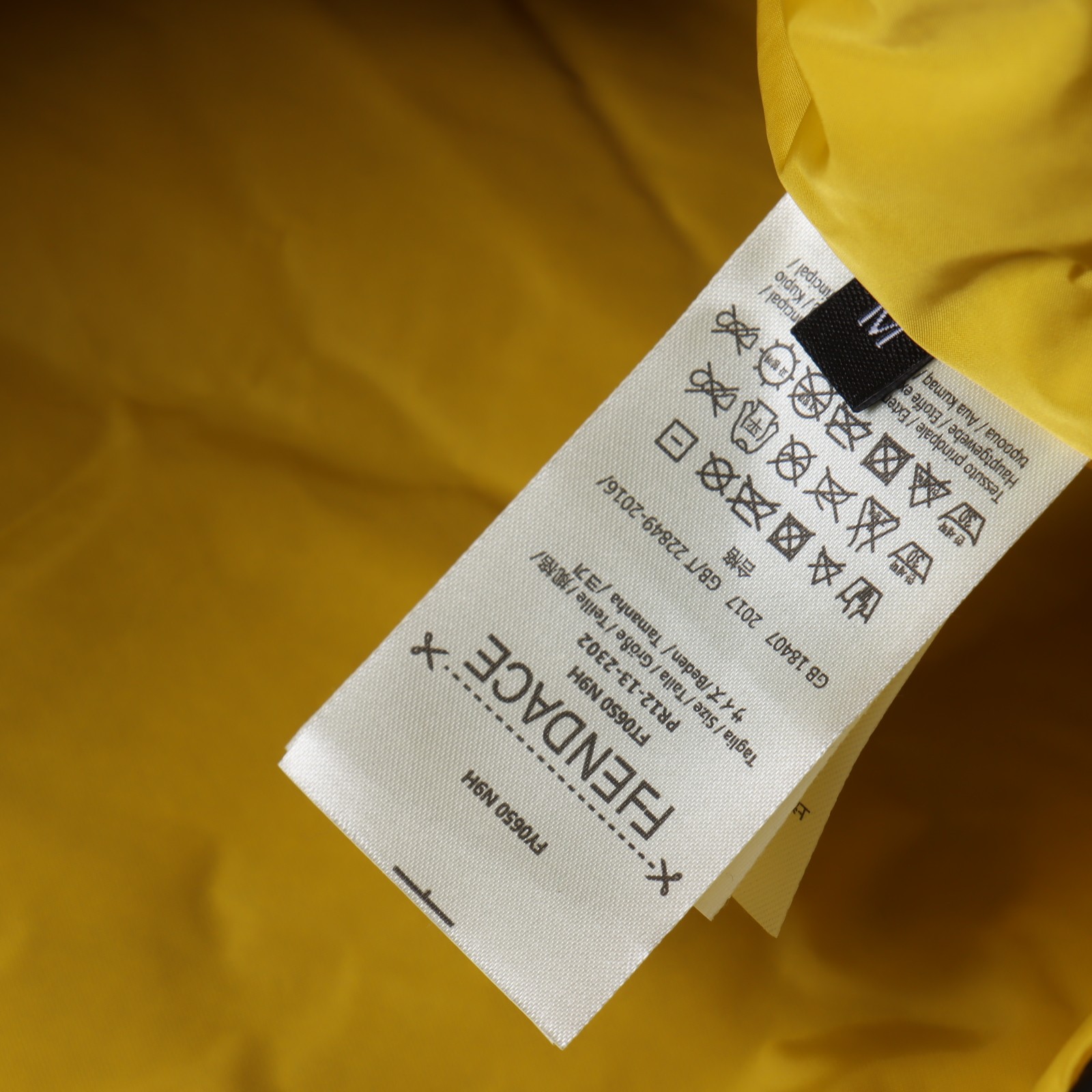 FENDI/Fendi Monster Rubber Eye Hooded Cotton Jacket