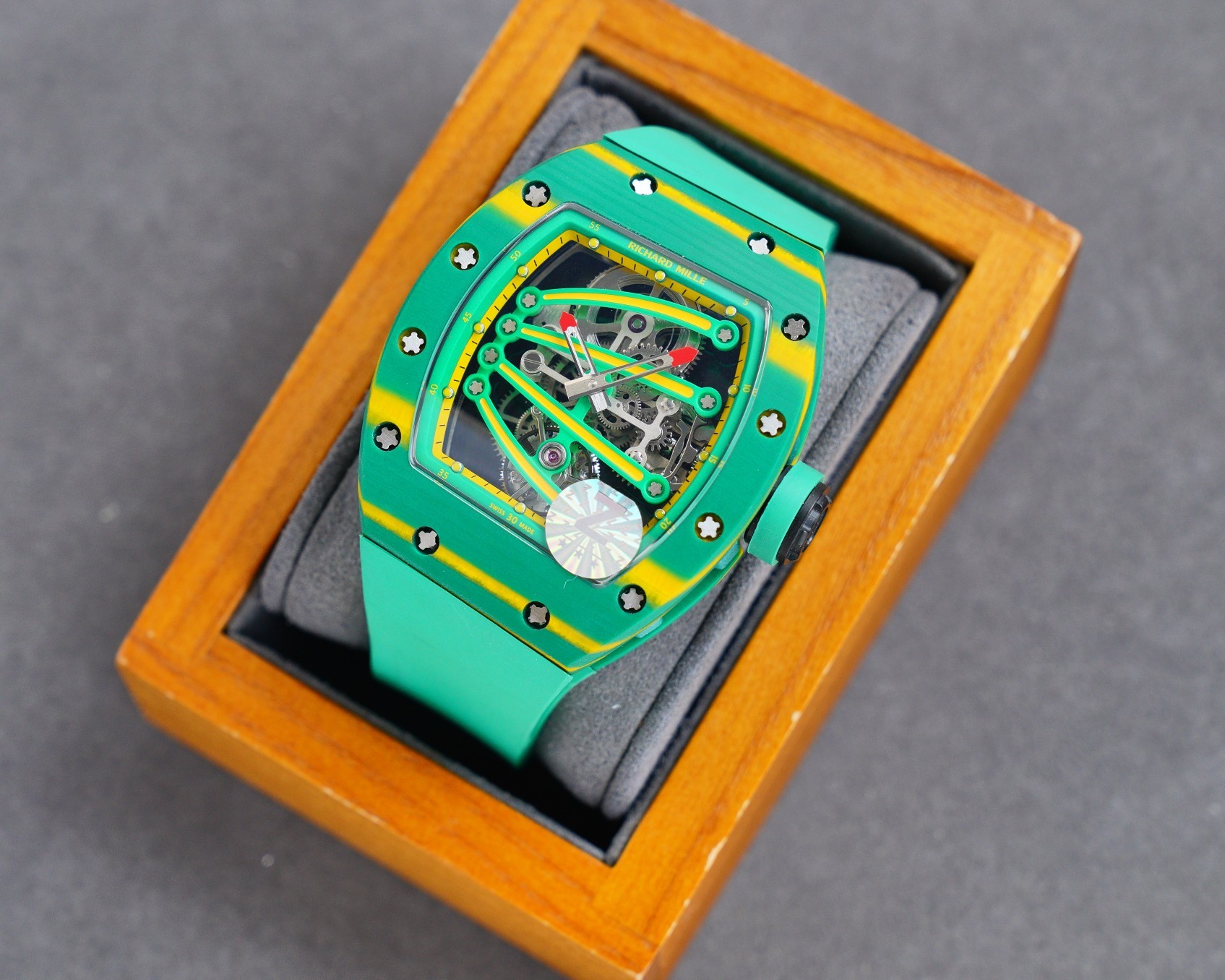 RM59-01 Tourbillon Green Lizard