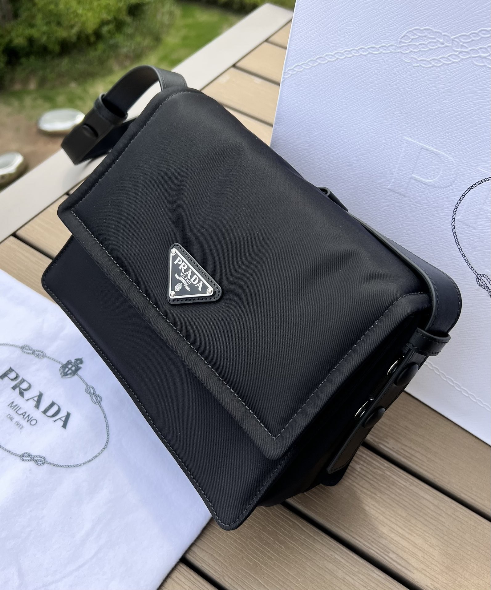 Prada messenger bag