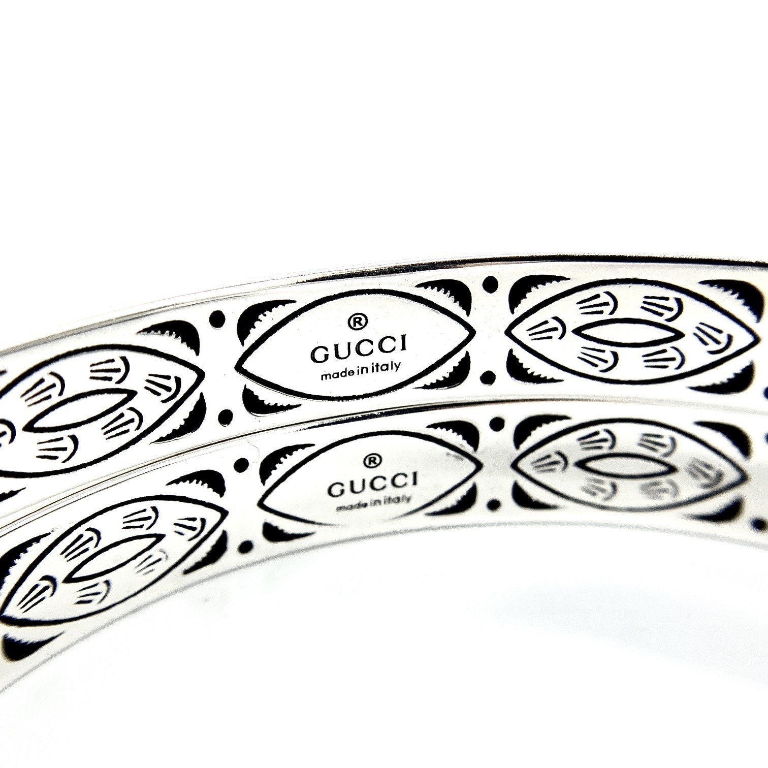 Gucci enamel green bracelet