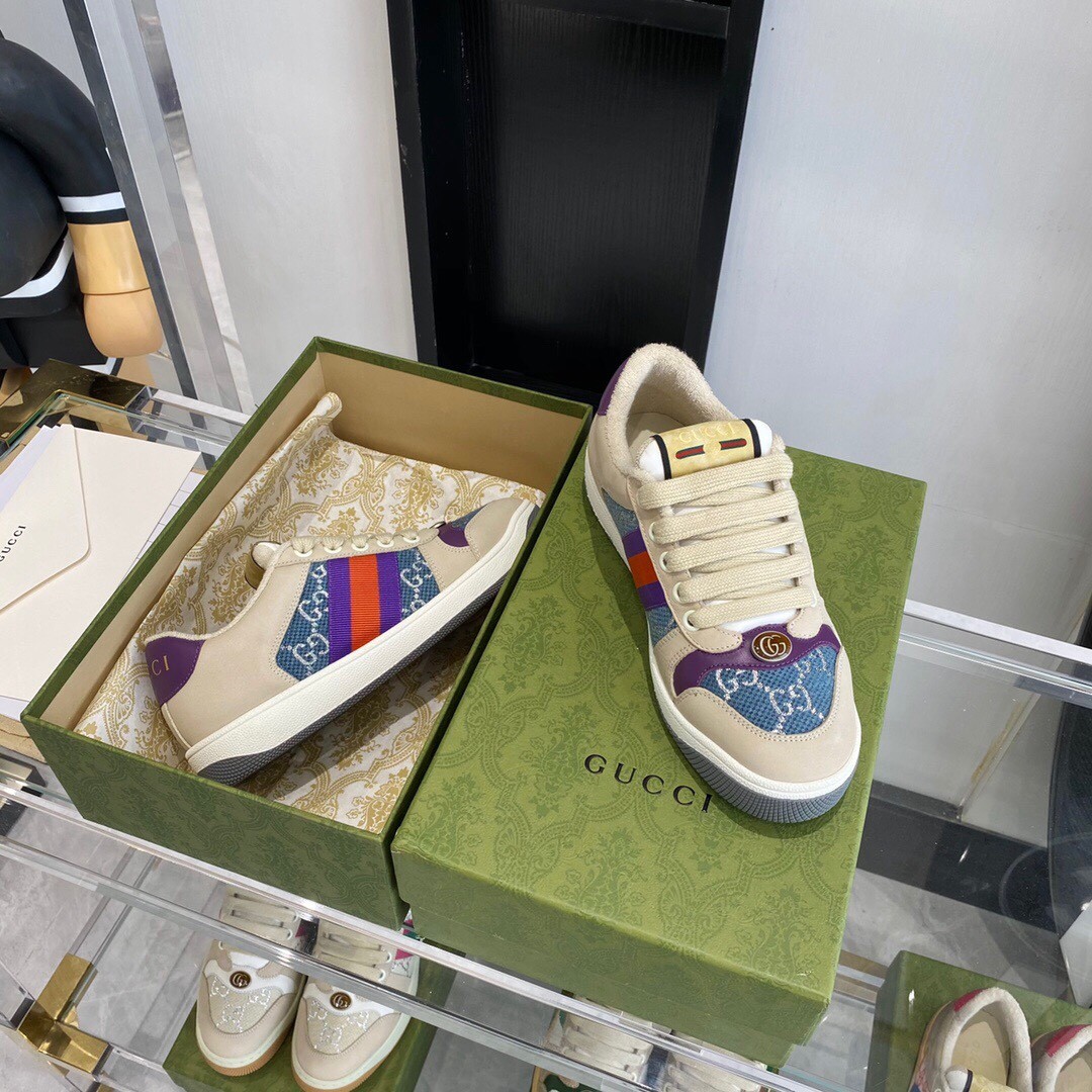 Gucci GGDB series distressed casual sneakers