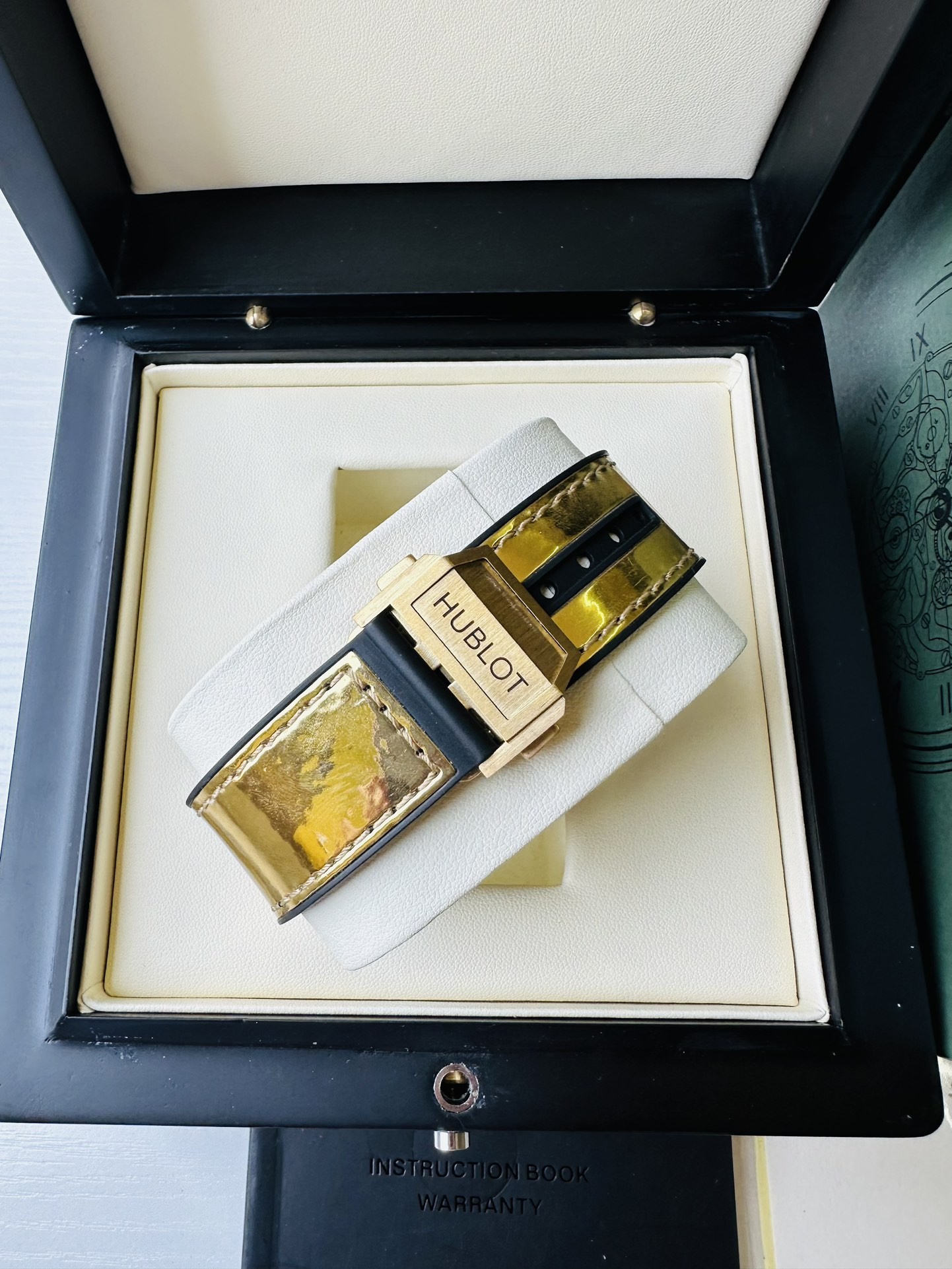 Hublot Gold Skeleton Mechanical Watch