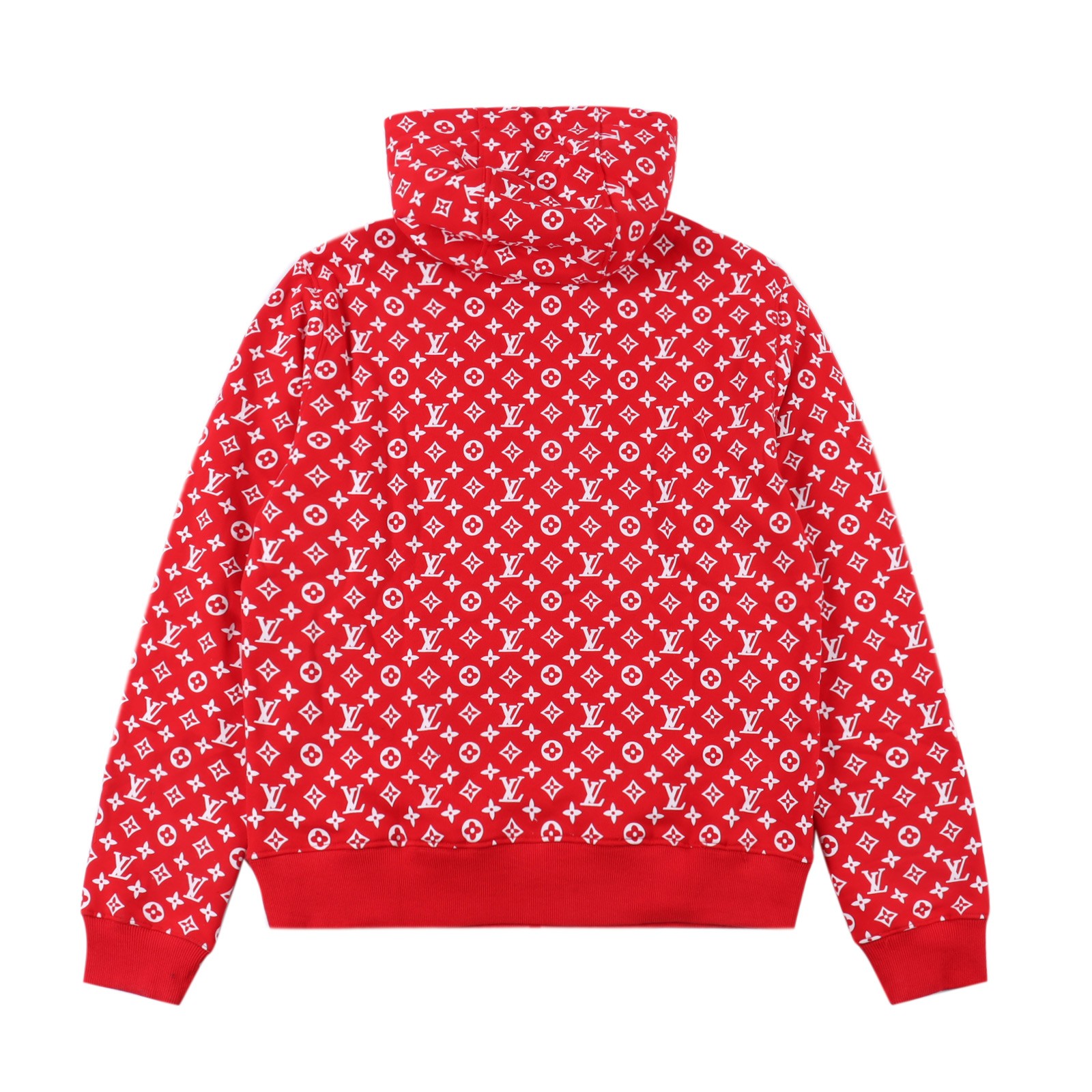 Louis Vuitton LV collaboration SUP full printed red hat shirt