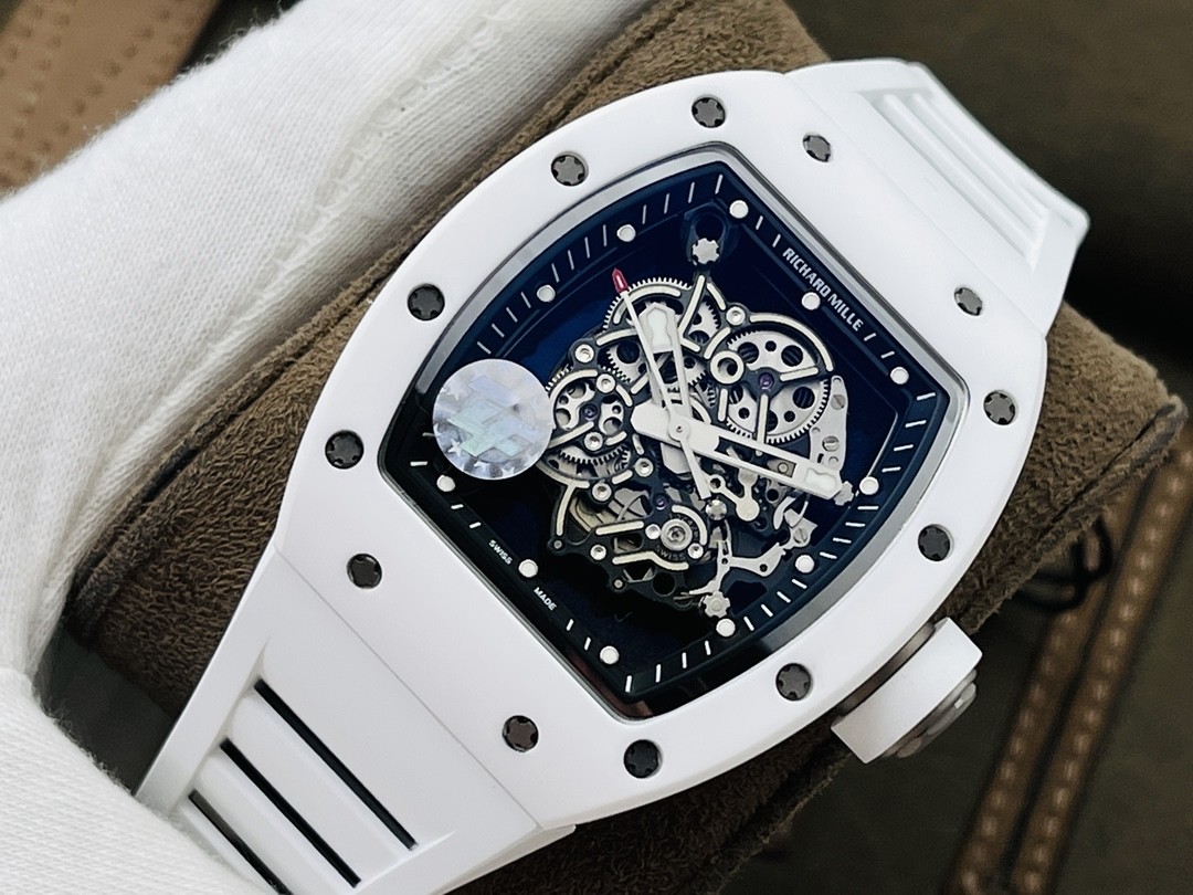 RM055 White Ceramic Series Tough Guy Watch