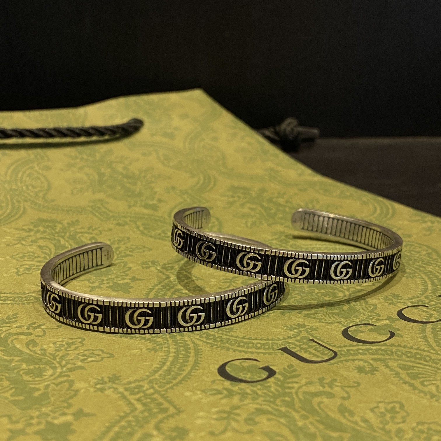 Gucci double G retro gear bracelet