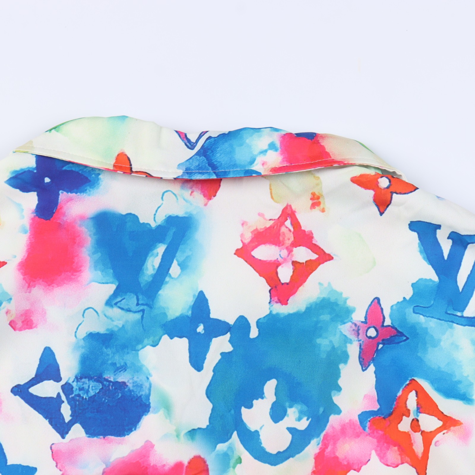 Louis Vuitton 24ss ink wash floral short sleeved shirt