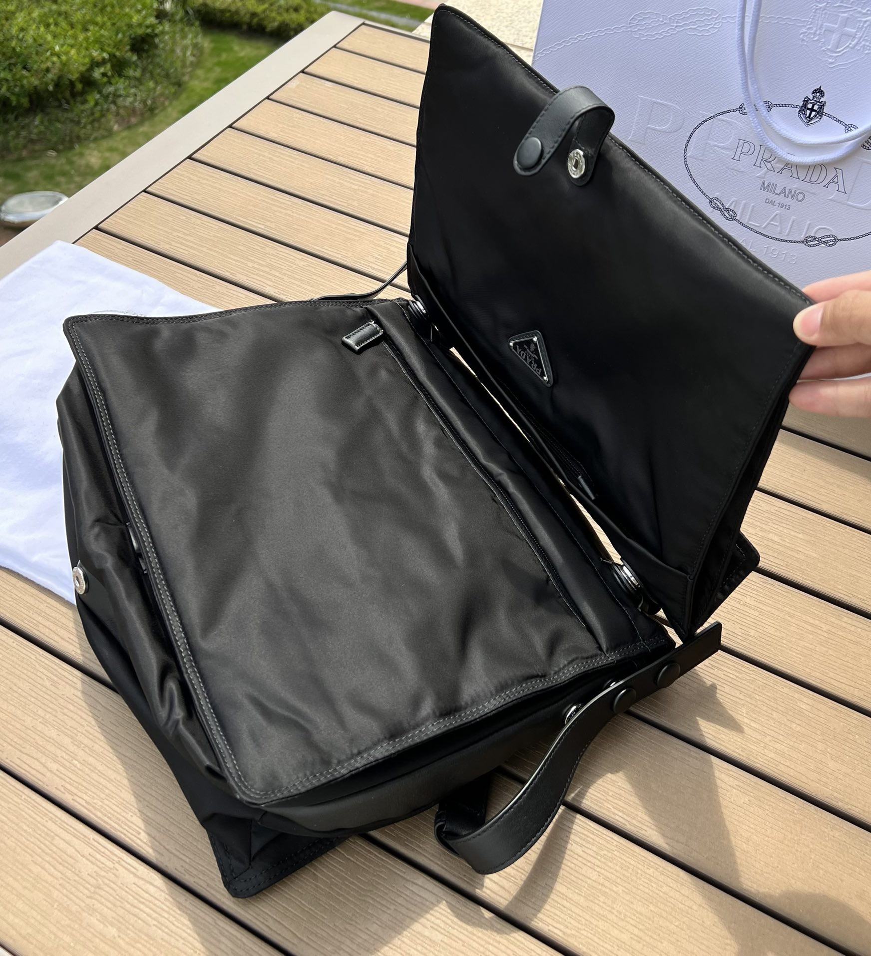 Prada messenger bag