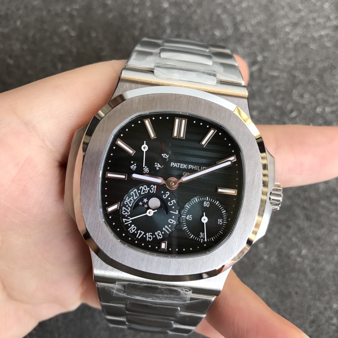 This is a Patek Philippe Nautilus 5712/1A watch.