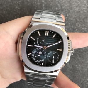 This is a Patek Philippe Nautilus 5712/1A watch.