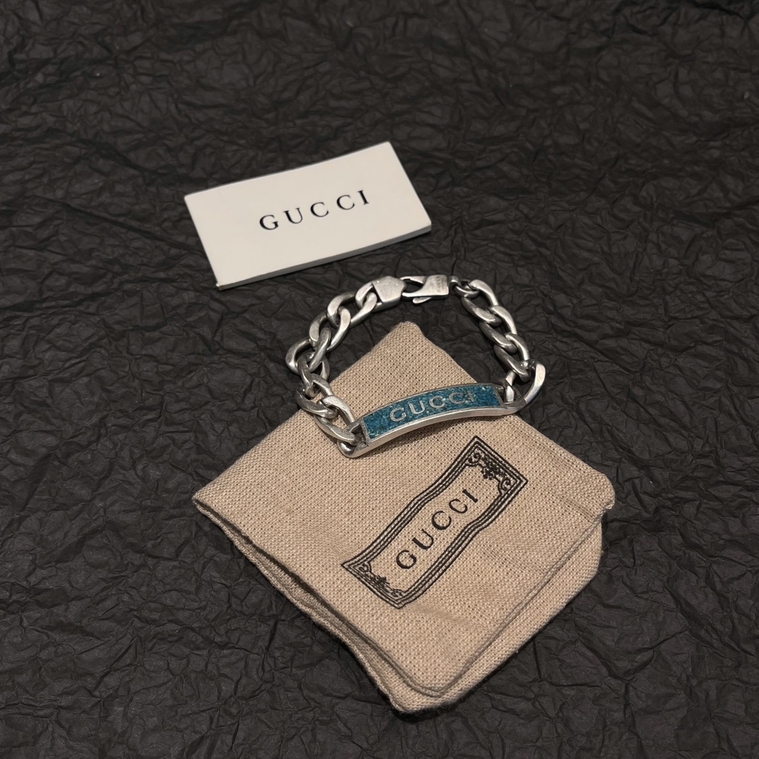 Gucci enamel bracelet