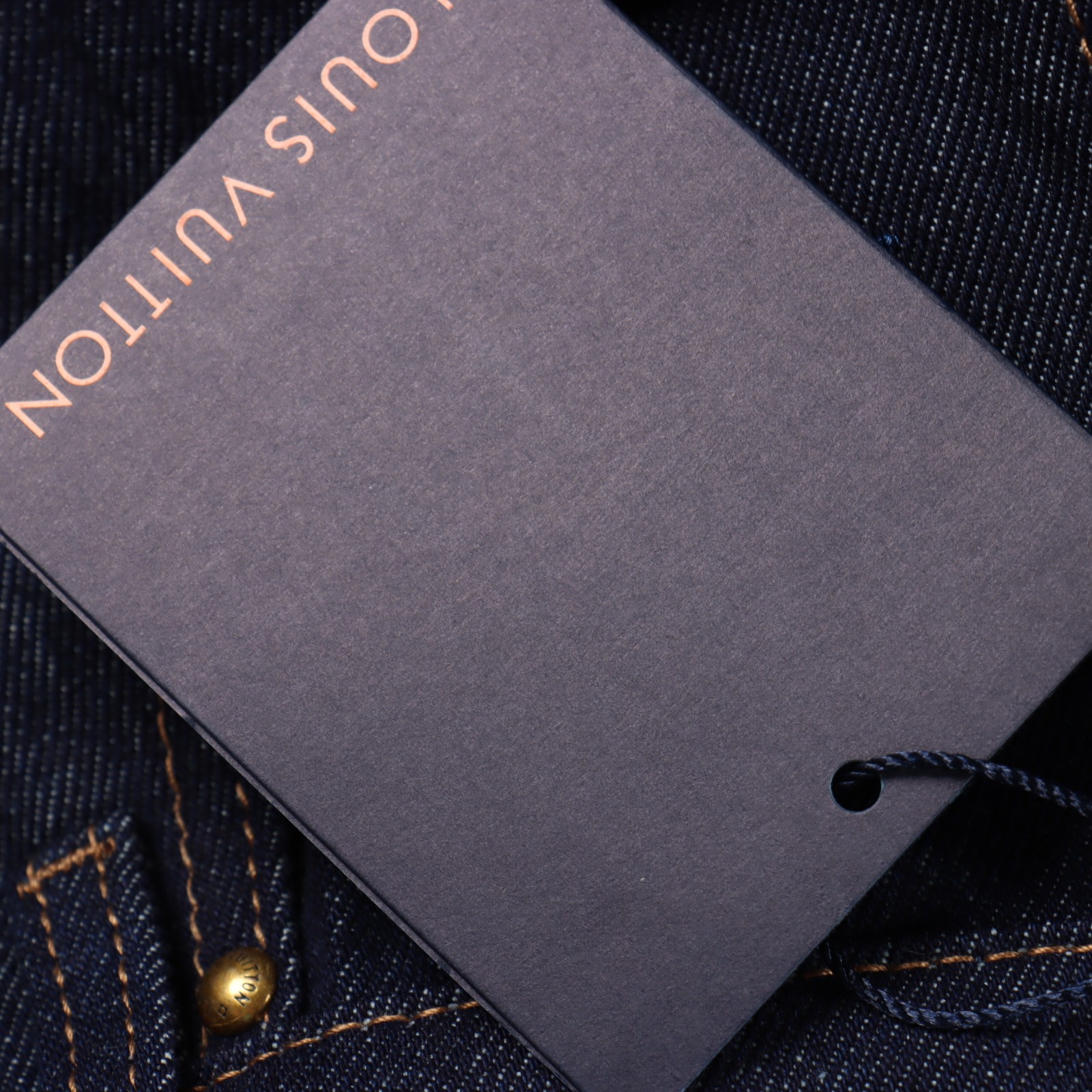 LOUIS VUITTON LV 24 Logo Embroidered Cowboy Pants